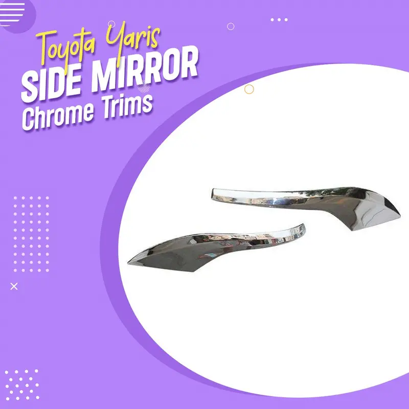 Toyota Yaris Side Mirror Chrome Trims Ma00872 - Model 2020-2021 1