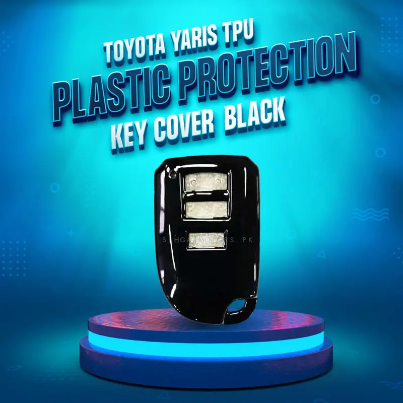 Toyota Yaris Tpu Plastic Protection Key Cover Black - Model 2021-2022 1