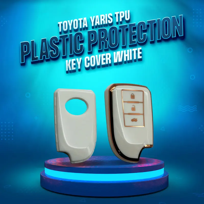 Toyota Yaris Tpu Plastic Protection Key Cover White 2020-2022 1