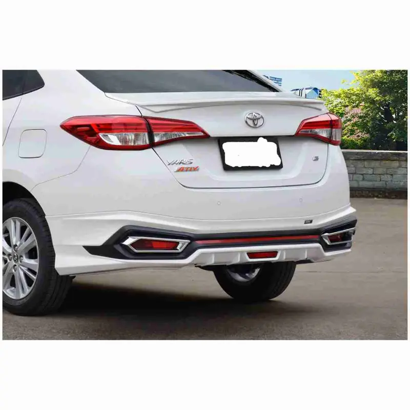 Toyota Yaris Trunk Spoiler Lip Style V2 (Abs) Model 2019-2021 1