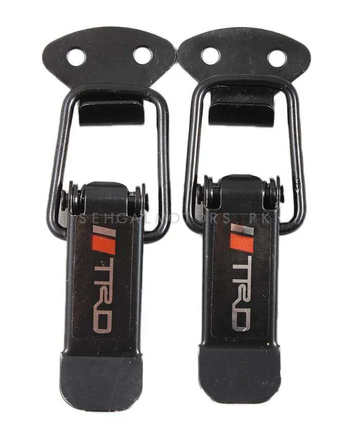 Trd Car Fender Clips - Multi - Car Big Black Boot Bonnet | Side Bumper Toggle Fasteners Catch Clip 2