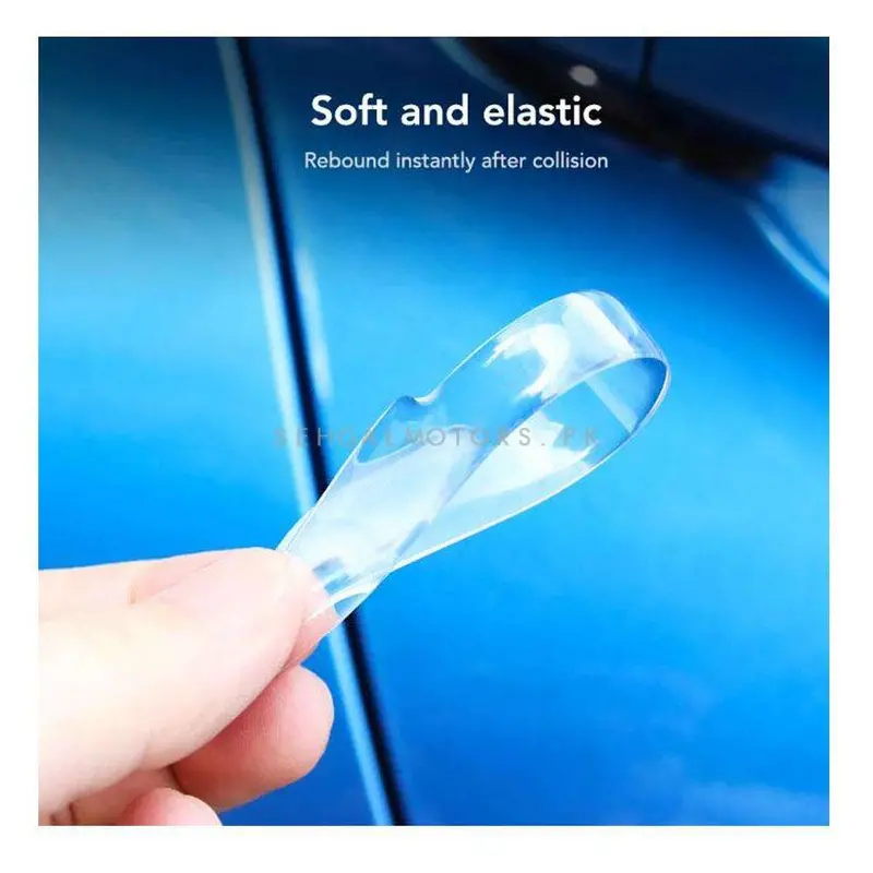 Trd Logo Transparent Door Guards - Edge Protection Anti-Scratch Buffer Strip 2