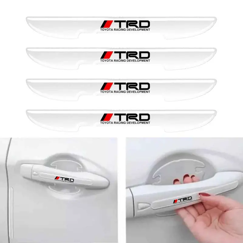 Trd Logo Transparent Door Guards | Side Door Edge Protector 1
