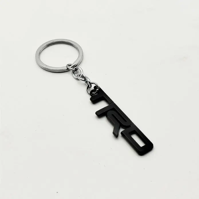 Trd Metal Keychain Keyring - Black 2