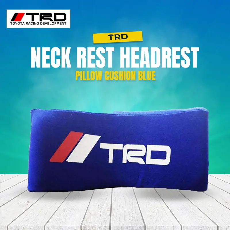 Trd Neck Rest Headrest Pillow Cushion - Blue 1