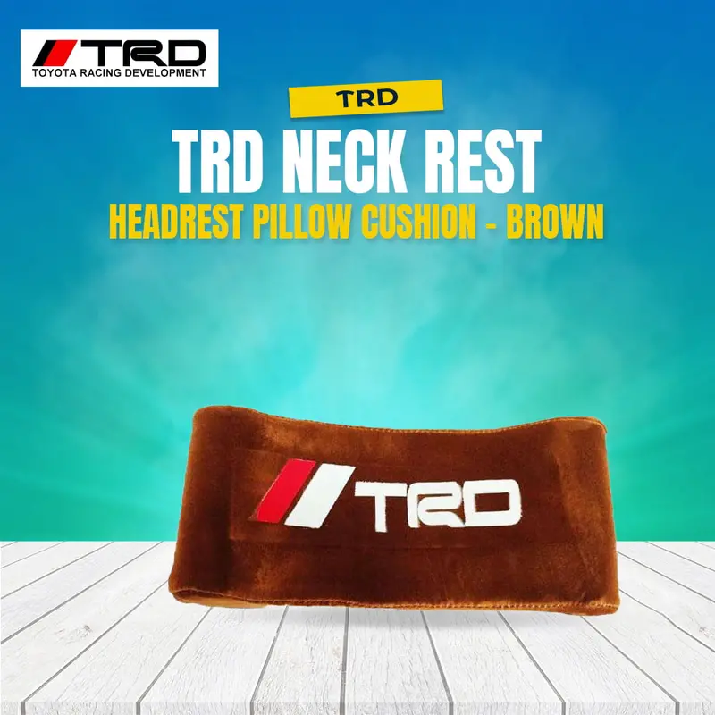Trd Neck Rest Headrest Pillow Cushion - Brown 1