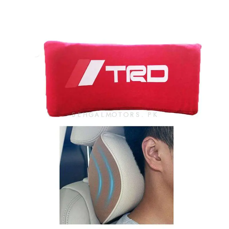 Trd Neck Rest Headrest Pillow Cushion - Red 2
