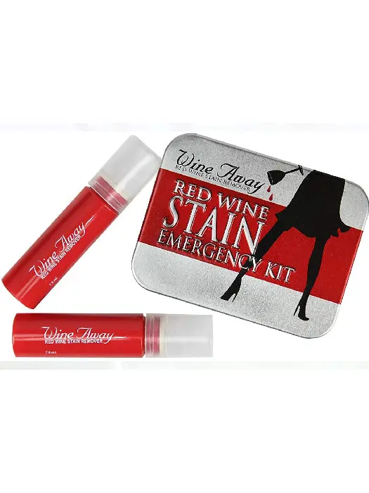 Trousse D'urgence Pour Le Nettoyage De Tâches De Vin Rouge - Wine Away 1