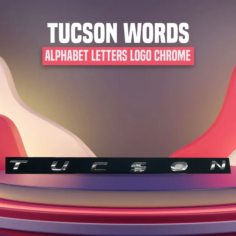 Tucson Words Alphabet Letters Logo Chrome 1
