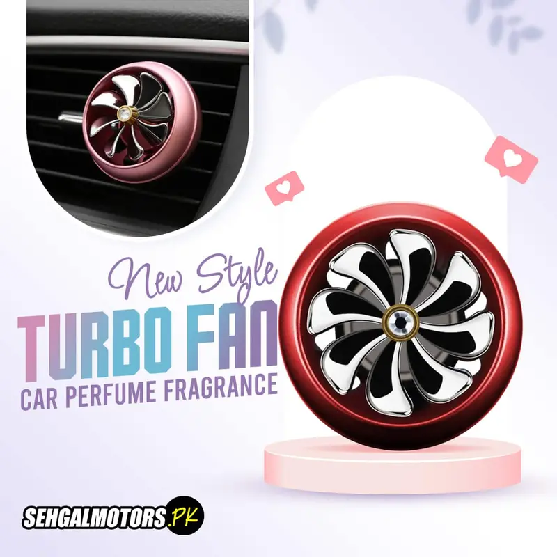 Turbo Fan Ac Grill Car Perfume Fragrance - Multi Pair 1
