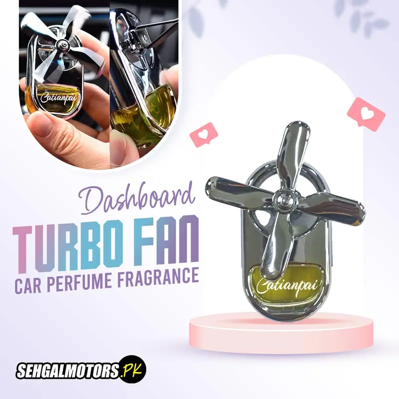 Turbo Fan Dashboard Car Perfume Fragrance - Mix Color 1