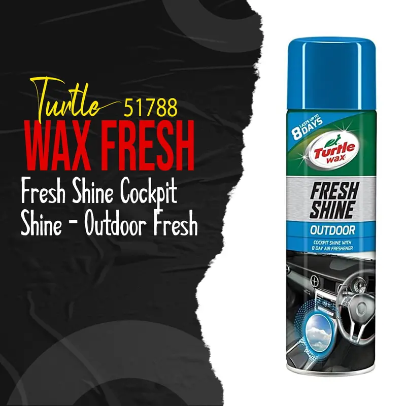 Turtle 51788 Wax Fresh Shine Cockpit Shine - Outdoor Fresh 1