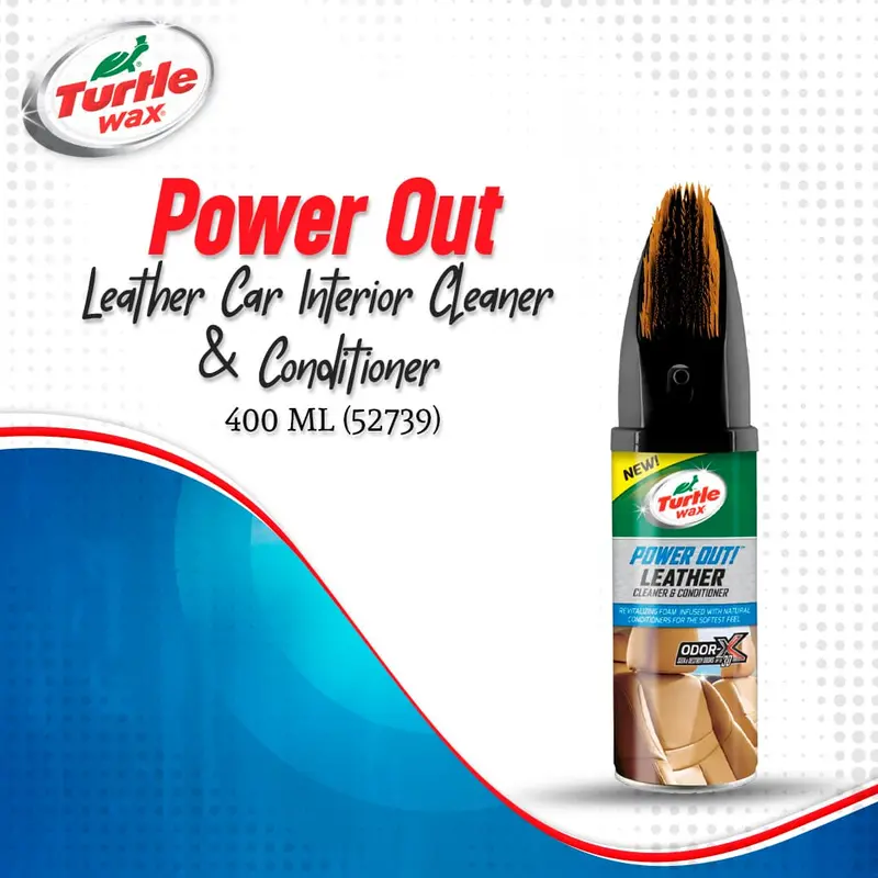 Turtle Power Out Leather Interior Cleaner & Conditioner 400 Ml (52739) 1