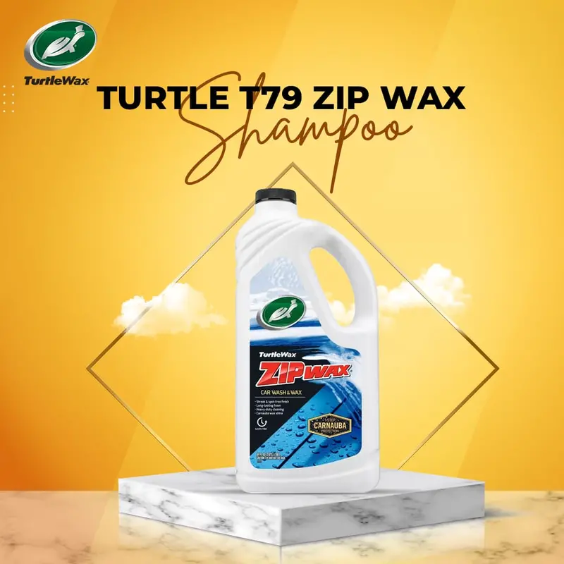 Turtle T79 Zip Wax Shampoo - 1.89L - Car Shampoo Cleaning Agent 1
