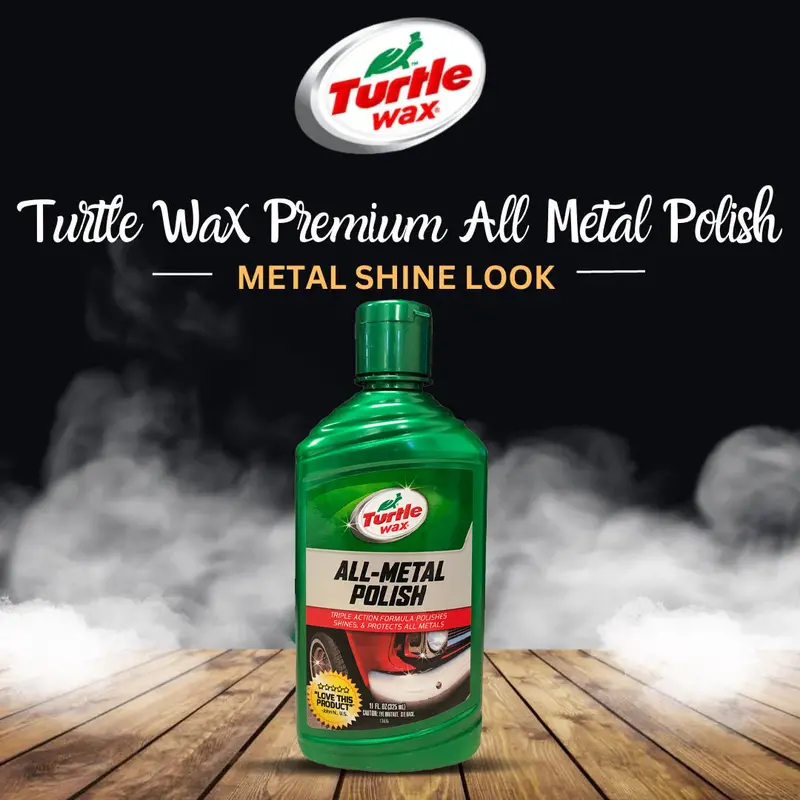 Turtle Wax All Metal Polish T284 (52810/18004) - 300 Ml - Chrome Polish | Metal Shine Look 1