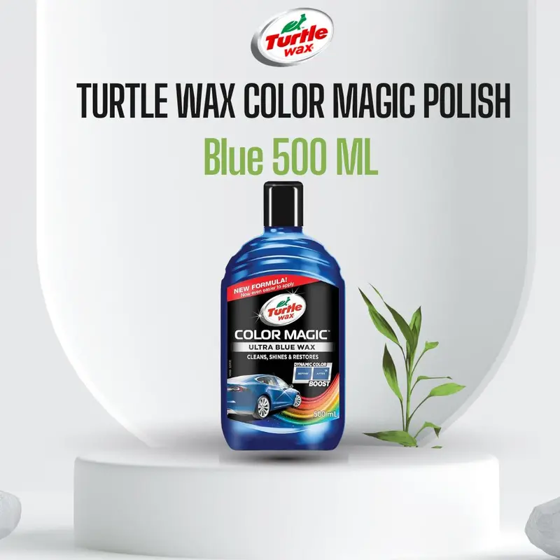 Turtle Wax Color Magic Polish - Blue 500 Ml - Car Polish & Wax | Car Paint Scratch Paint Care 1