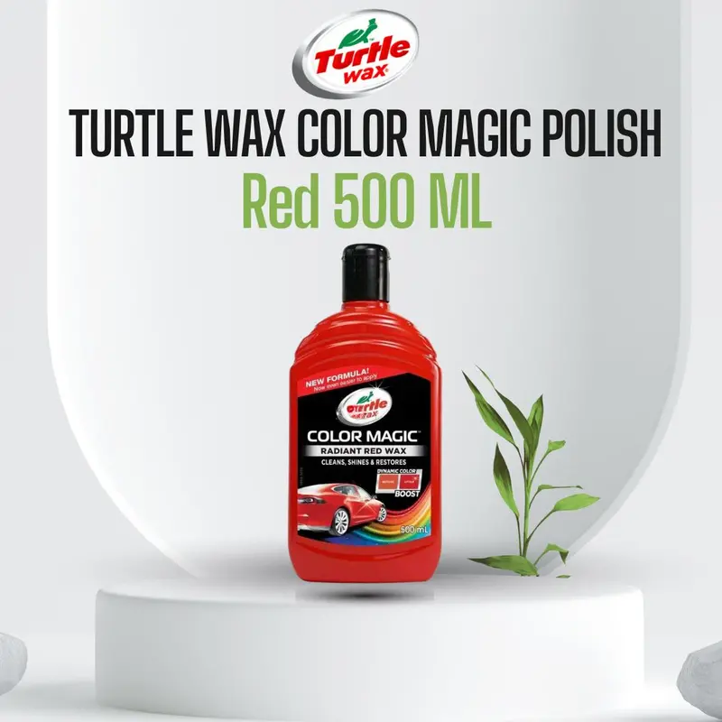 Turtle Wax Color Magic Polish - Red 500 Ml - Car Polish & Wax | Car Paint Scratch Paint Care Auto 1