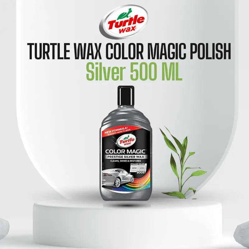Turtle Wax Color Magic Polish Silver (52710) - 500 Ml - Car Polish & Wax | Car Paint Scratch Paint Care Auto 1