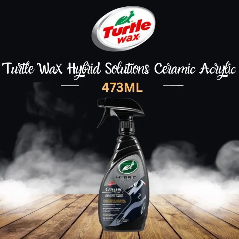 Turtle Wax Hybrid Solutions Ceramic Acrylic Black Car Wax - 473Ml 1