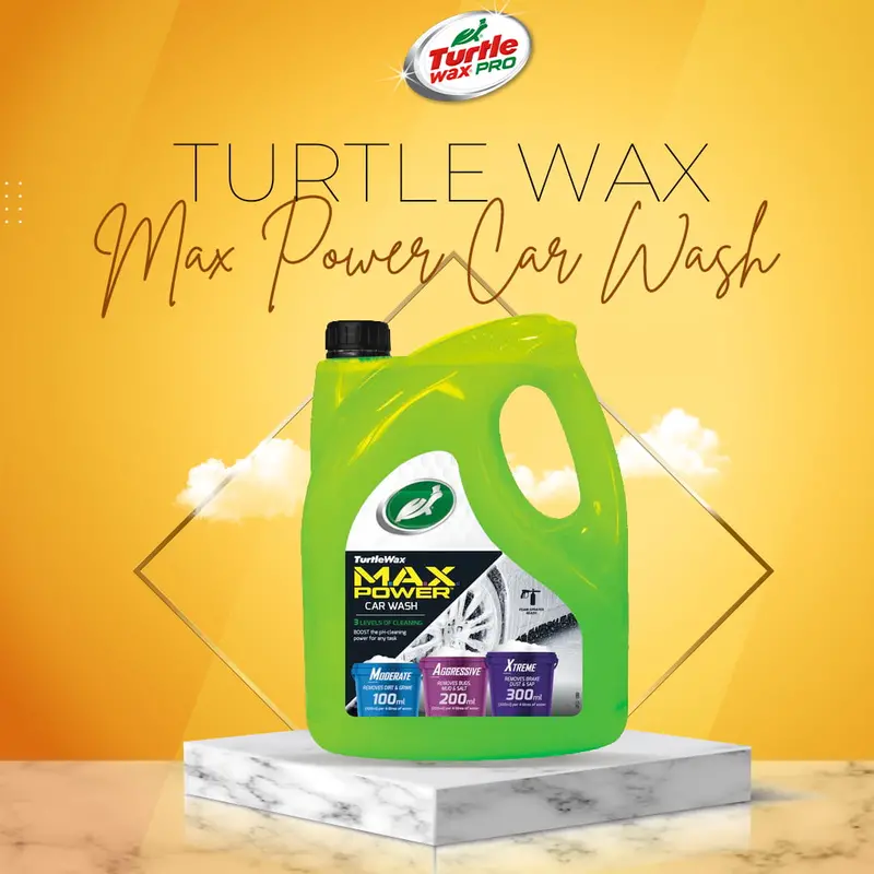 Turtle Wax Max Power Car Wash 53284 (Uk) - 4L 1