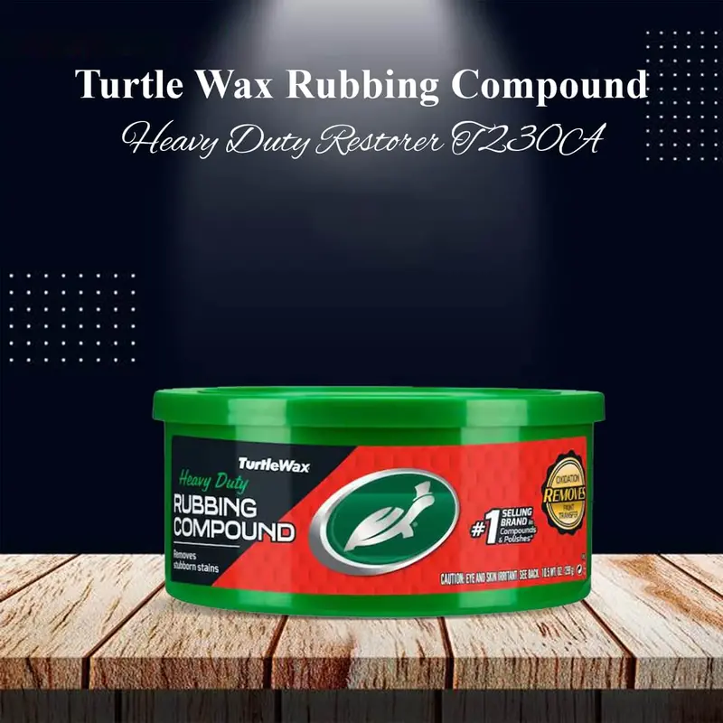 Turtle Wax Rubbing Compound Heavy Duty Restorer T230a 1