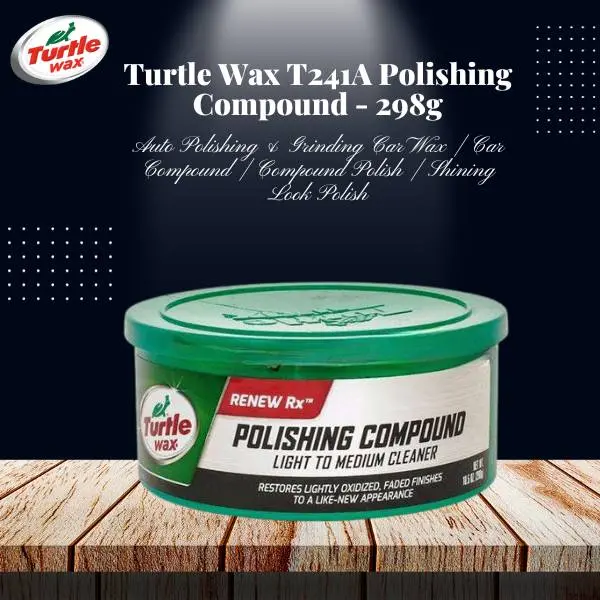 Turtle Wax T241a Polishing Compound - 298G - Auto Polishing & Grinding Car Wax | Car Compound | Shining Look Polish 1