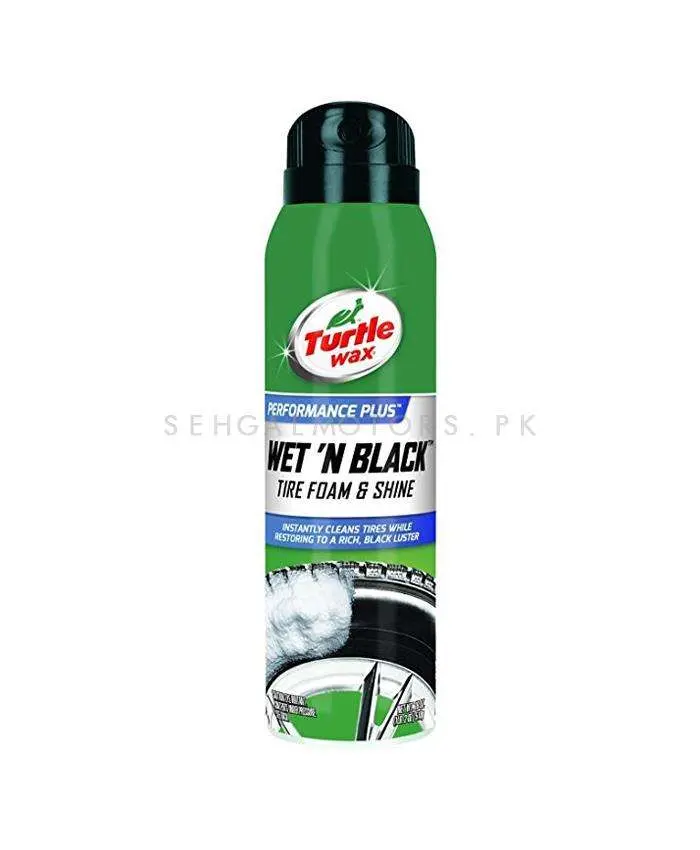 Turtle Wax Wet And Black Tire Tyre Foam And Shine - 18 Oz 2