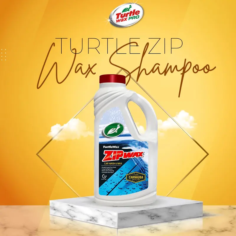 Turtle Zip Wax Shampoo 53359 - 1000 Ml - Car Shampoo Cleaning Agent 1