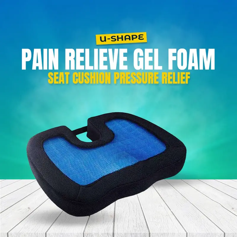 U-Shape Gel Foam Seat Cushion - Multi Colors 1