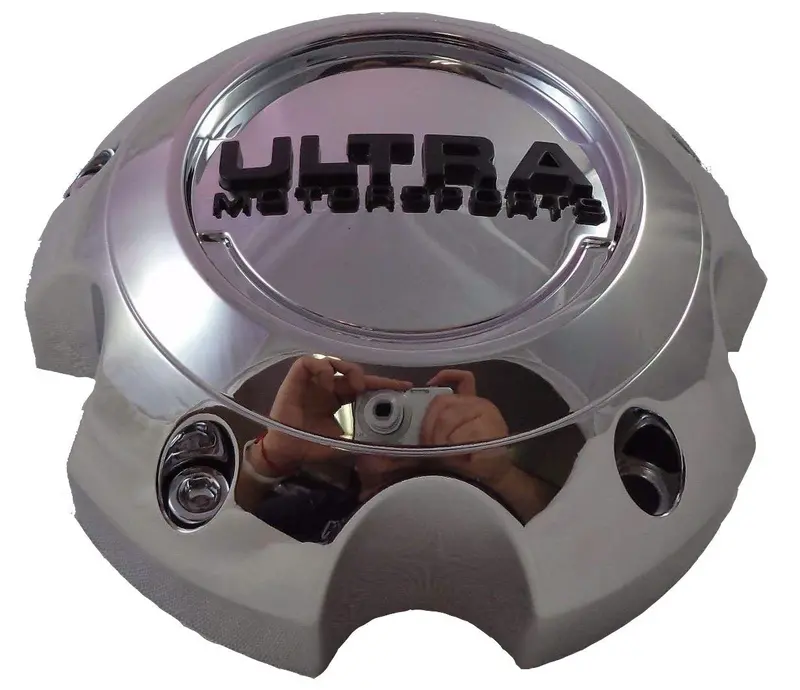 Ultra Motorsports 5 Lug Chrome Wheel Center Cap Set Of 2 Pn: 89-9756 1