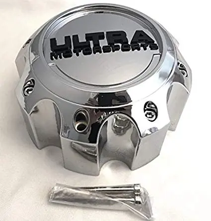 Ultra Motorsports Chrome Wheel Center Cap (Qty 1) Pn: 89-9782 With Screws 1