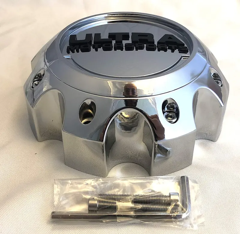 Ultra Motorsports Chrome Wheel Center Cap Set Of 1 Pn: 89-9778 With Screws 1
