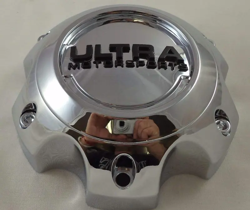 Ultra Motorsports Chrome Wheel Center Cap Set Of 4 Pn: 89-9765 2