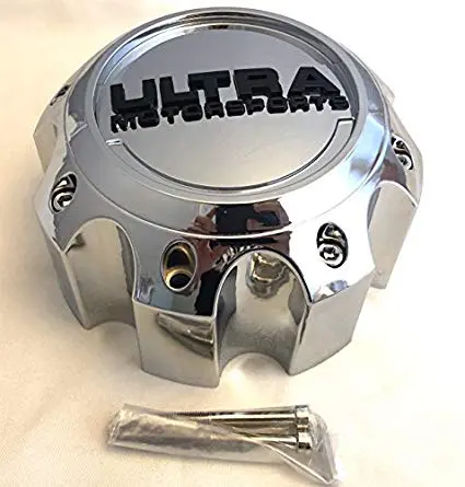 Ultra Motorsports Chrome Wheel Center Cap Set Of 4 Pn: 89-9782 With Screws 1
