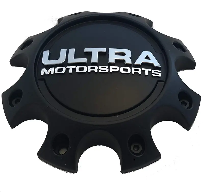 Ultra Motorsports Matte Black Dually Wheel Center Cap (Qty 4) Pn: 89-9771Sb; 89-9770Sb 1