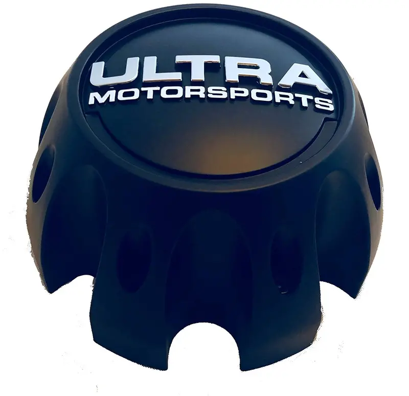 Ultra Motorsports Matte Black Dually Wheel Center Cap (Qty 4) Pn: 89-9771Sb; 89-9770Sb 2