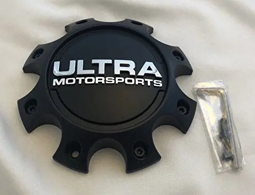Ultra Motorsports Matte Black Front Dually Wheel Center Cap (Qty 1) Pn: 89-9770Sb 1