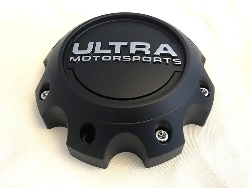 Ultra Motorsports Matte Black Wheel Center Cap (Qty 1) Pn: 89-9780 2