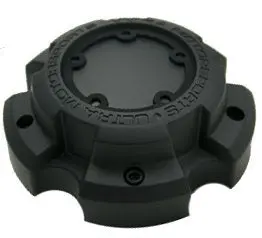 Ultra Motorsports Matte Black Wheel Center Cap Qty 4 Pn: 89-9850B (With Screws) 1