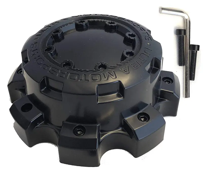Ultra Wheels Black Wheel Center Cap (Qty 2) P/N # 89-9879 With Bolts 1