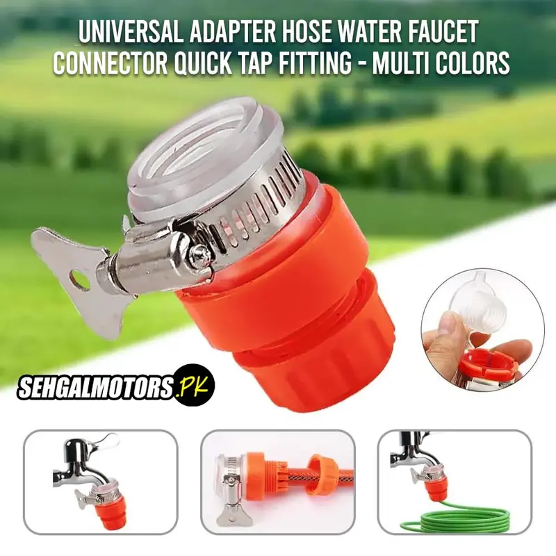 Universal Adapter Hose Water Faucet Connector Quick Tap Fitting - Multi Colors 1