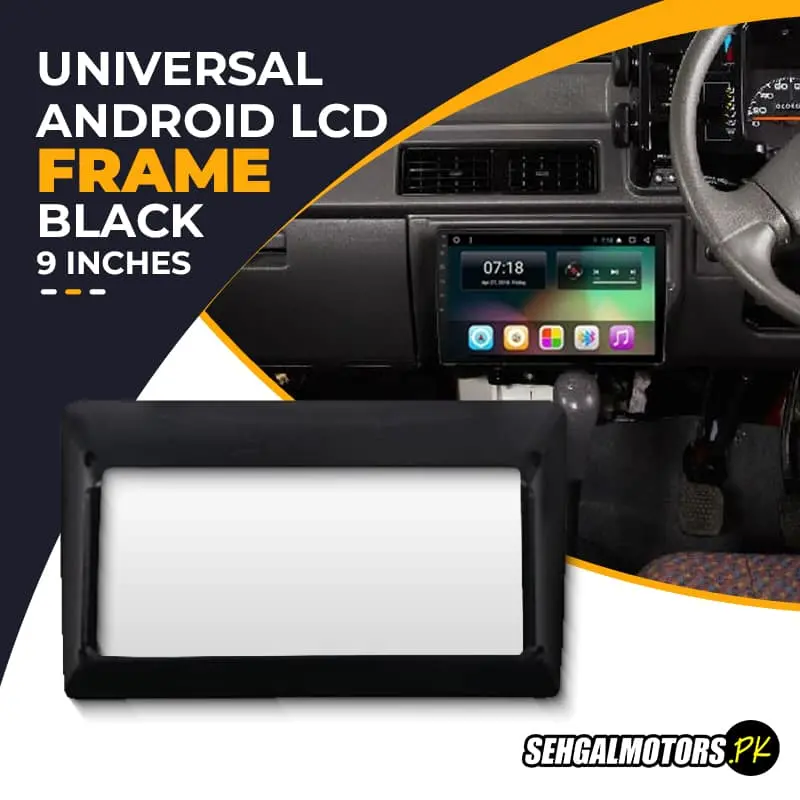 Universal Android Lcd Frame Black 9 Inches - - Without Grip And Without Wiring 1