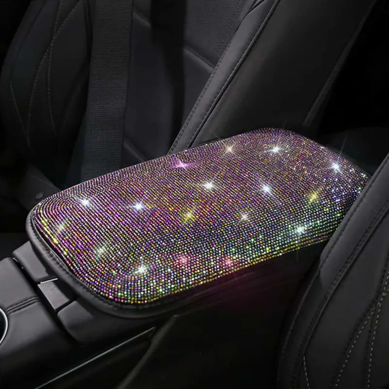 Universal Arm Rest Console Cushions Pad - Shining Golden 1