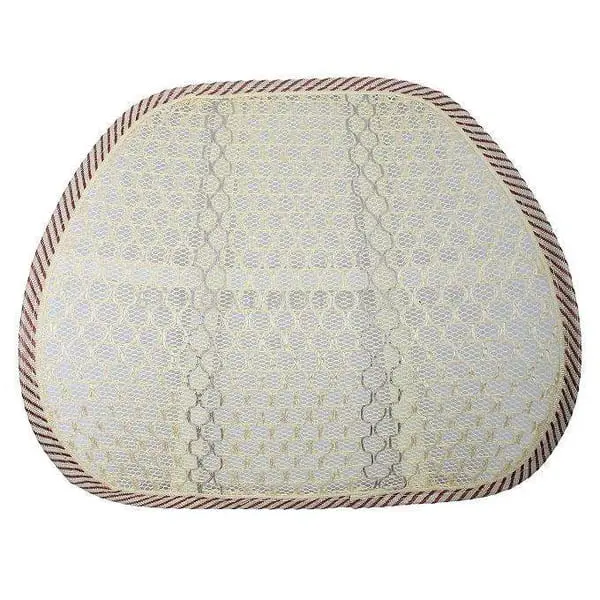 Universal Backrest - Beige - Car Seat Back Lumbar Cushion Pillows | Back Rest Memory Cotton 2
