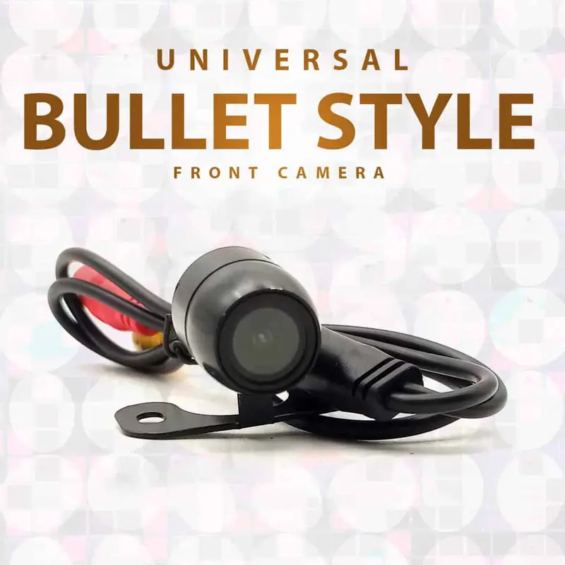 Universal Bullet Style Front Camera - Car Parking Camera | Security Camera 1