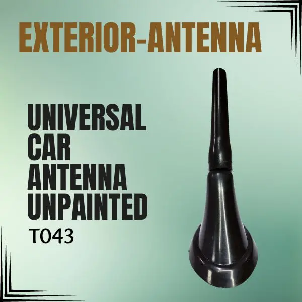 Universal Car Antenna Unpainted - T043 1