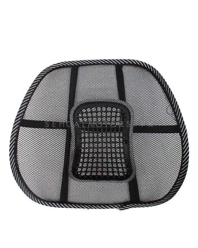 Universal Car Seat Back Lumbar Support Cushion Each Black 2
