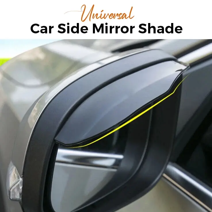 Universal Car Side Mirror Shade / Rain Protector Visor - Pair 2