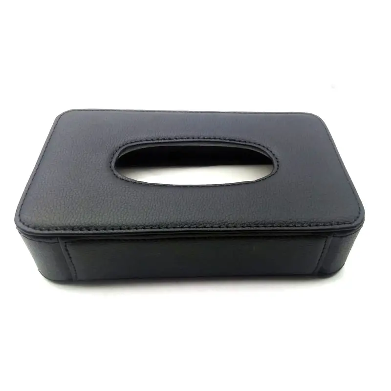 Universal Car Sun Visor / Sunshade Tissue Holder Case Box Black 2