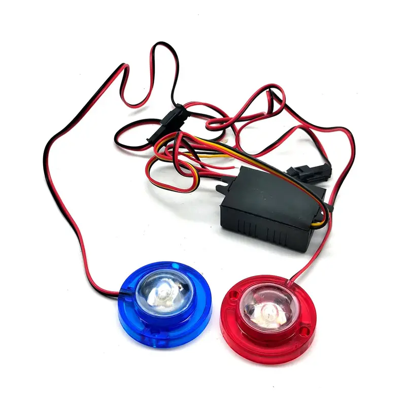 Universal Flash Light Red-Blue 2